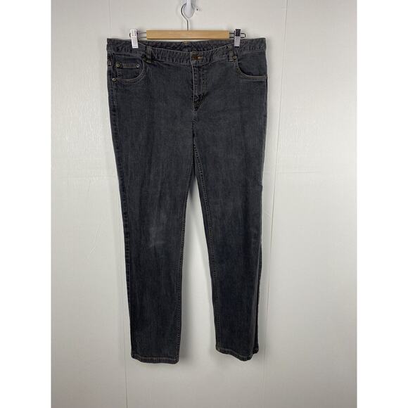 Woolrich Jeans 1219 Black Women’s Size 16 Relaxed Straight. - Picture 1 of 11